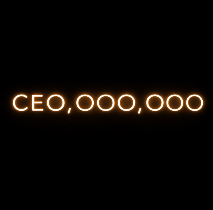 CEO, OOO, OOO - LED Neon Sign