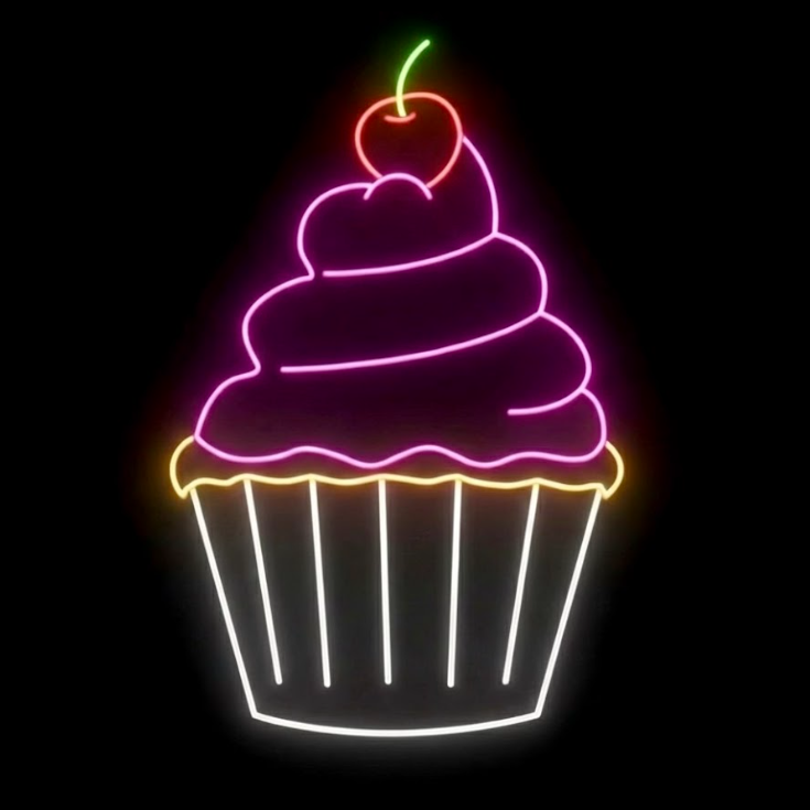 Cupcake - LED Neon Sign