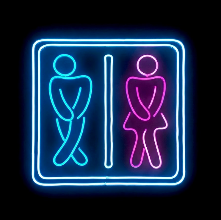 Men And Women Toilet - LED Neon Sign